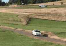Humor -  Fun Transport Autos Rallye-Fail-Crash 