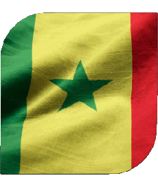 Banderas África Senegal Plaza 