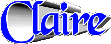 Vorname WEIBLICH - Frankreich C Claire 