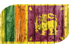 Fahnen Asien Sri Lanka Rechteck 