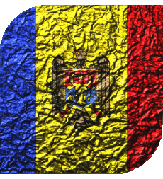 Bandiere Europa Moldova Quadrato 