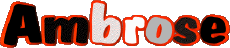 Prénoms MASCULIN - UK - USA A Ambrose 