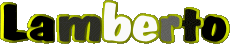 Nombre MASCULINO - Italia L Lamberto 
