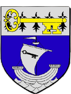 Blasone-Bandiere Francia Dipartimenti - Città 44 SAINT NAZAIRE 