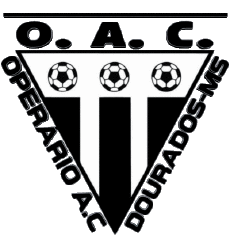 Sports Soccer Club America Logo Brazil Mato Grosso do Sul Operario Dourados 