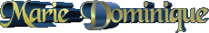 Nome FEMMINILE - Francia M Composto Marie Dominique 