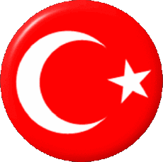 Flags Asia Turkey Round 