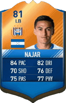 Multimedia Vídeo Juegos F I F A - Jugadores  cartas Honduras Andy Najar 