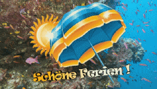 Messages German Schöne Ferien Animated Background 005 