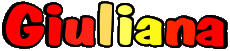 Prénoms FEMININ - Italie G Giuliana 