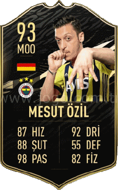 Multi Media Video Games F I F A - Card Players Germany Mesut Özil 