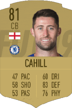 Multimedia Vídeo Juegos F I F A - Jugadores  cartas Angleterre Gary Cahill 