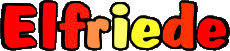 Nombre FEMENINO - Alemania E Elfriede 