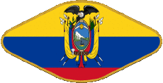 Fahnen Amerika Kolumbien Oval 02 