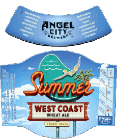 Summer - West coast wheat ale-Bebidas Cervezas USA Angel City Brewery Summer - West coast wheat ale