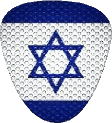 Bandiere Asia Israele Forma 01 