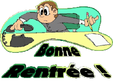 Messagi Francese Bonne Rentrée Sfondo trasparente 08 