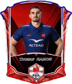 Sportivo Rugby - Giocatori Francia Squadra 2025 Thomas RAMOS 