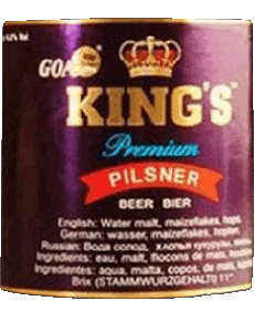 Bebidas Cervezas India King's-Ggoa 