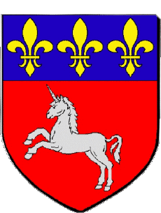 Blasón-Banderas Francia Departamentos - Ciudades 50 SAINT LO 