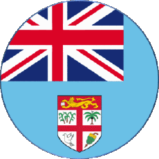 Flags Oceania Fiji Round 