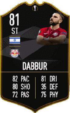 Multimedia Vídeo Juegos F I F A - Jugadores  cartas Israel Munas Dabbur 