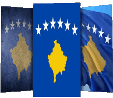 Banderas Europa Kosovo Forma 