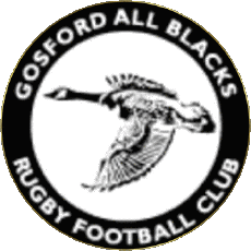 Deportes Rugby - Clubes Mundo - Logotipo Inglaterra G Gosford All Blacks RFC 