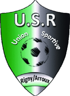 Sports FootBall Club France Logo Bourgogne - Franche-Comté 71 - Saône et Loire US Rigny-sur-Arroux 