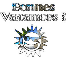 Mensajes Francés Bonnes Vacances Fondo transparente 04 