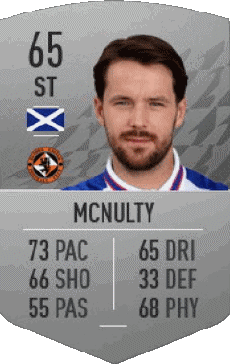 Multimedia Videospiele F I F A - Karten Spieler Schottland Marc McNulty 