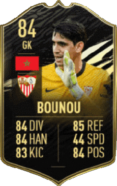 Multimedia Videospiele F I F A - Karten Spieler Marokko Yassine Bounou 