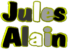 Nombre MASCULINO - Francia J Compuesto Jules Alain 