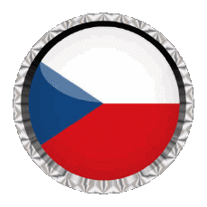 Banderas Europa República Checa Ronda - Anillos 