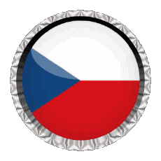 Flags Europe Czech Republic Round - Rings 
