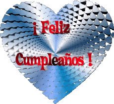 Mensajes Español Feliz Cumpleaños Corazón 006 