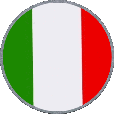 Drapeaux Europe Italie Rond 