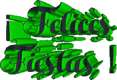 Messages Spanish Felices Fiestas Serie 04 