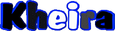 Nombre FEMENINO - Magreb Musulmán K Kheira 