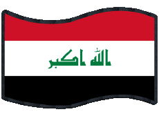 Bandiere Asia Iraq Rettangolo 