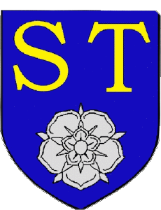 Fahnen Frankreich Abteilungen - Städte 04 SAINTE TULLE 