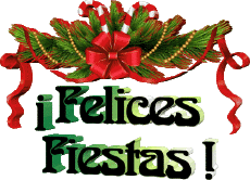Messages Spanish Felices Fiestas Serie 16 