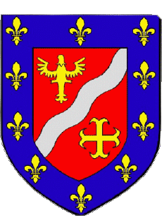 Blasón-Banderas Francia Departamentos - Ciudades 95 Val d Oise 