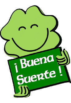 Mensajes Español Buena Suerte Fondo transparente 03 