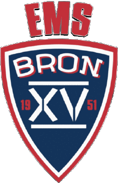 Sports Rugby Club France Logo Dept 69 EMS Bron XV 