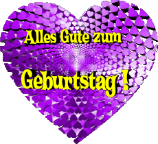 Messages German Alles Gute zum Geburtstag Herz 008 