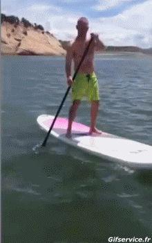 Humour - Fun Sports Paddle Gamelle - Fail 