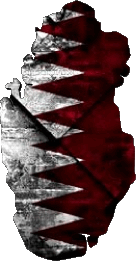 Flags Asia Qatar Map 