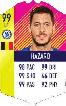 Multimedia Videospiele F I F A - Karten Spieler Belgien Eden Hazard 