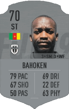 Multimedia Vídeo Juegos F I F A - Jugadores  cartas Camerún Stéphane Bahoken 